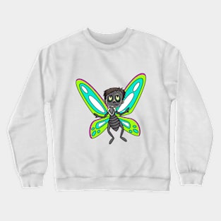 zombies butterfly Crewneck Sweatshirt